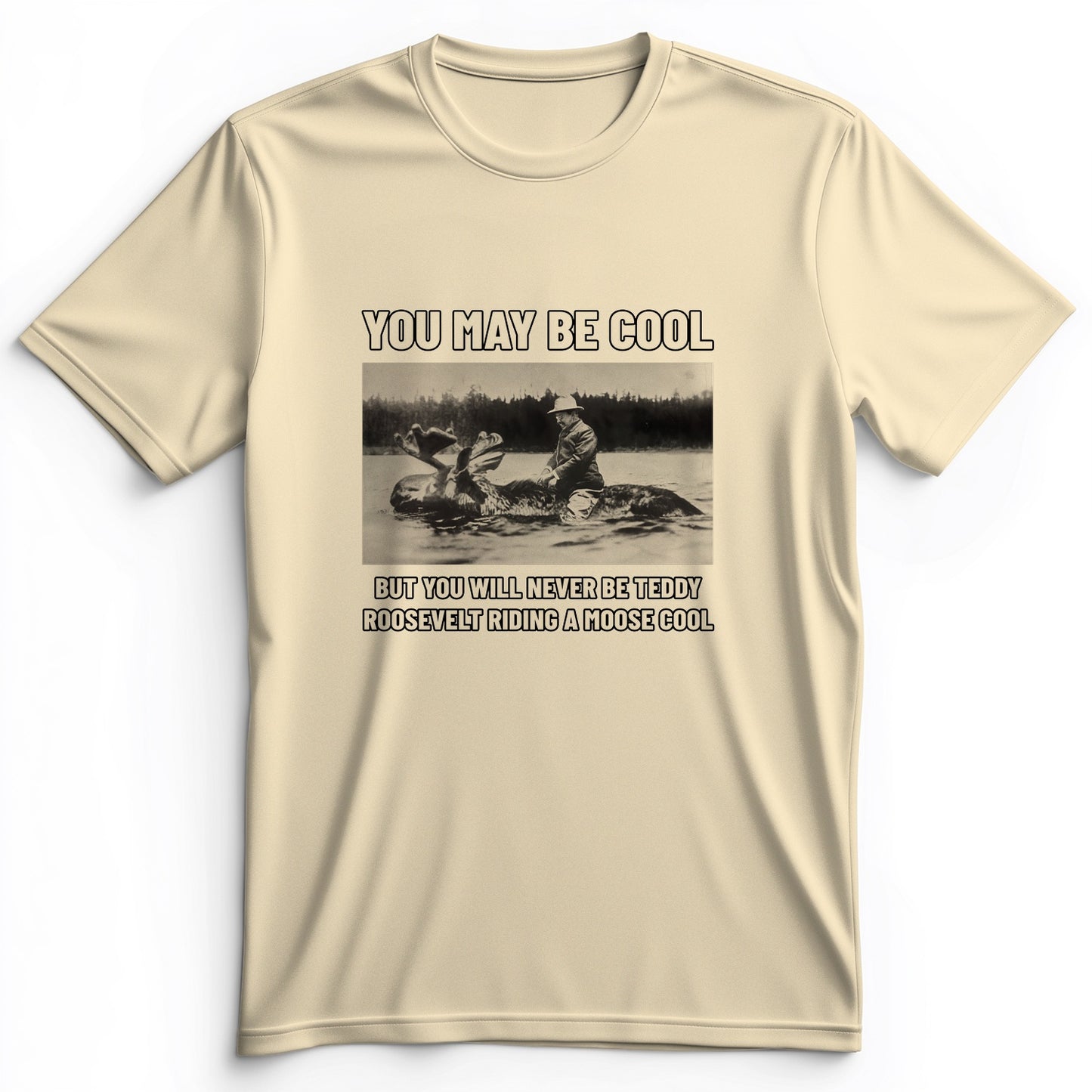 Teddy Riding Moose Premium Tee