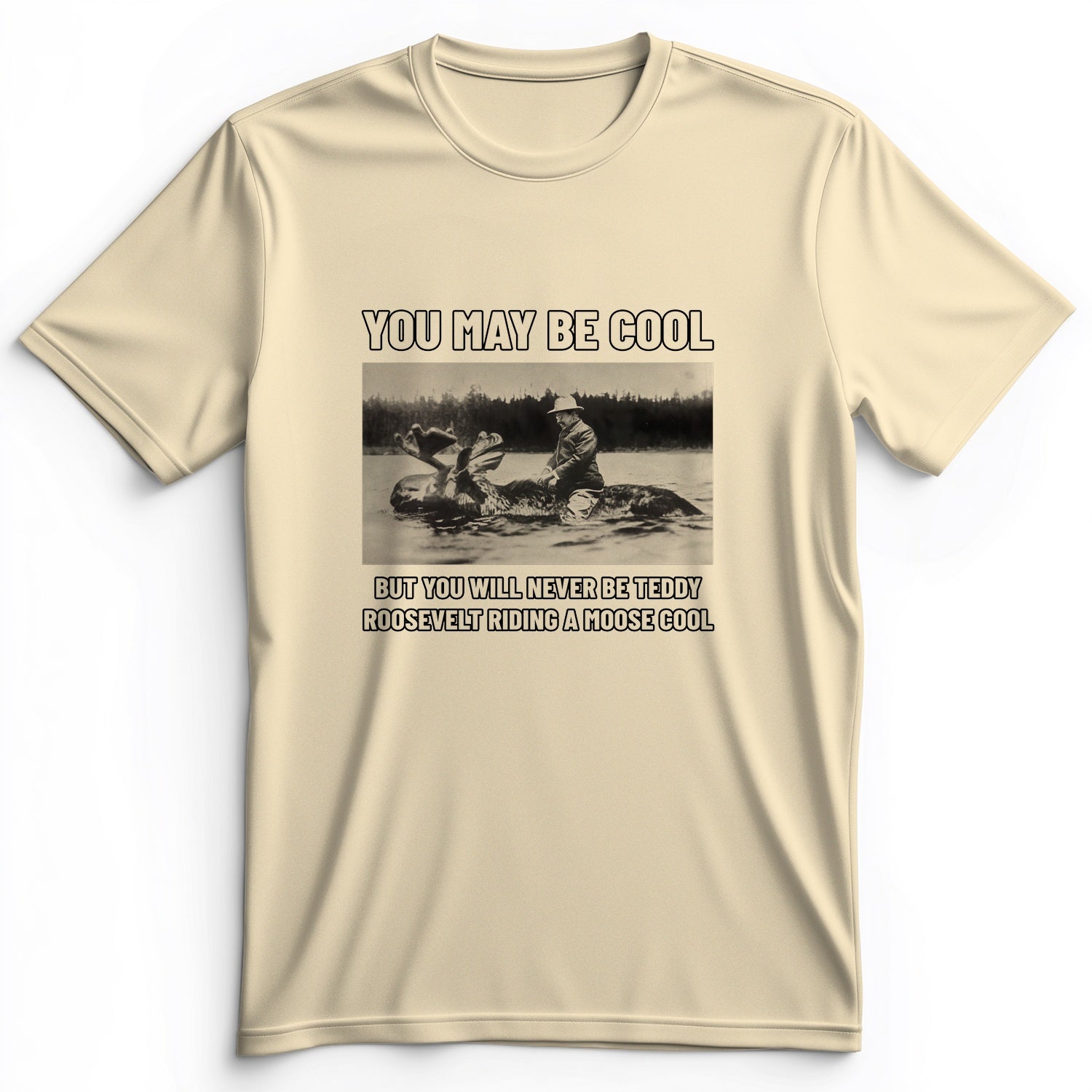 Teddy Riding Moose Premium Tee
