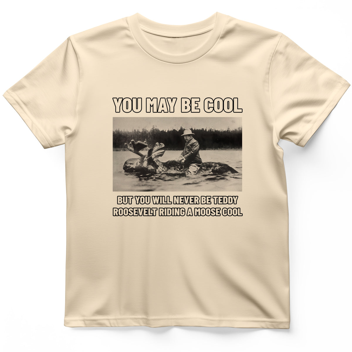 Teddy Riding Moose T-Shirt