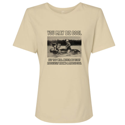 Teddy Riding Moose Women's T-Shirt
