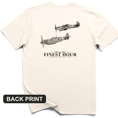 Their Finest Hour Back Print T-Shirt