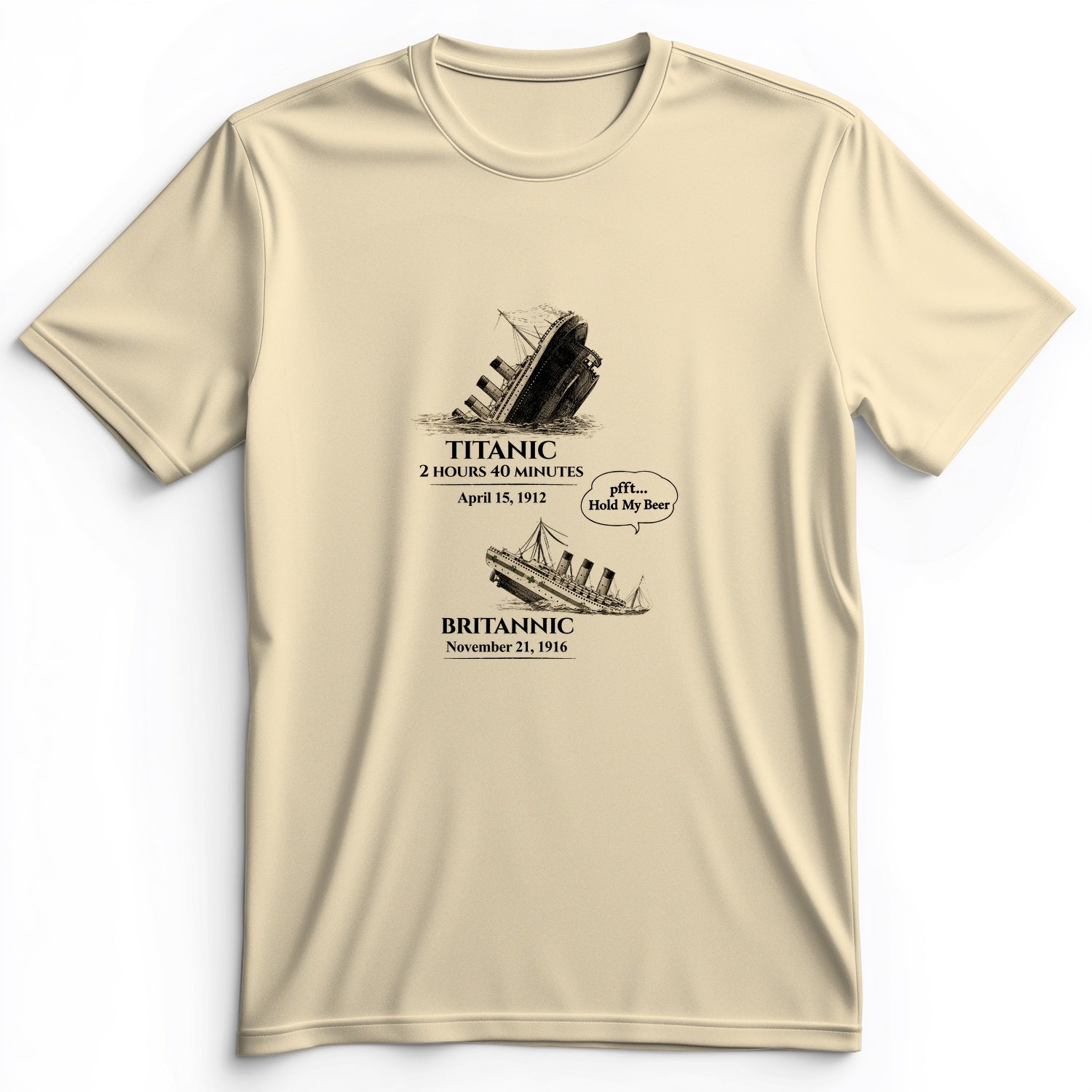 Titanic and Britannic Premium Tee