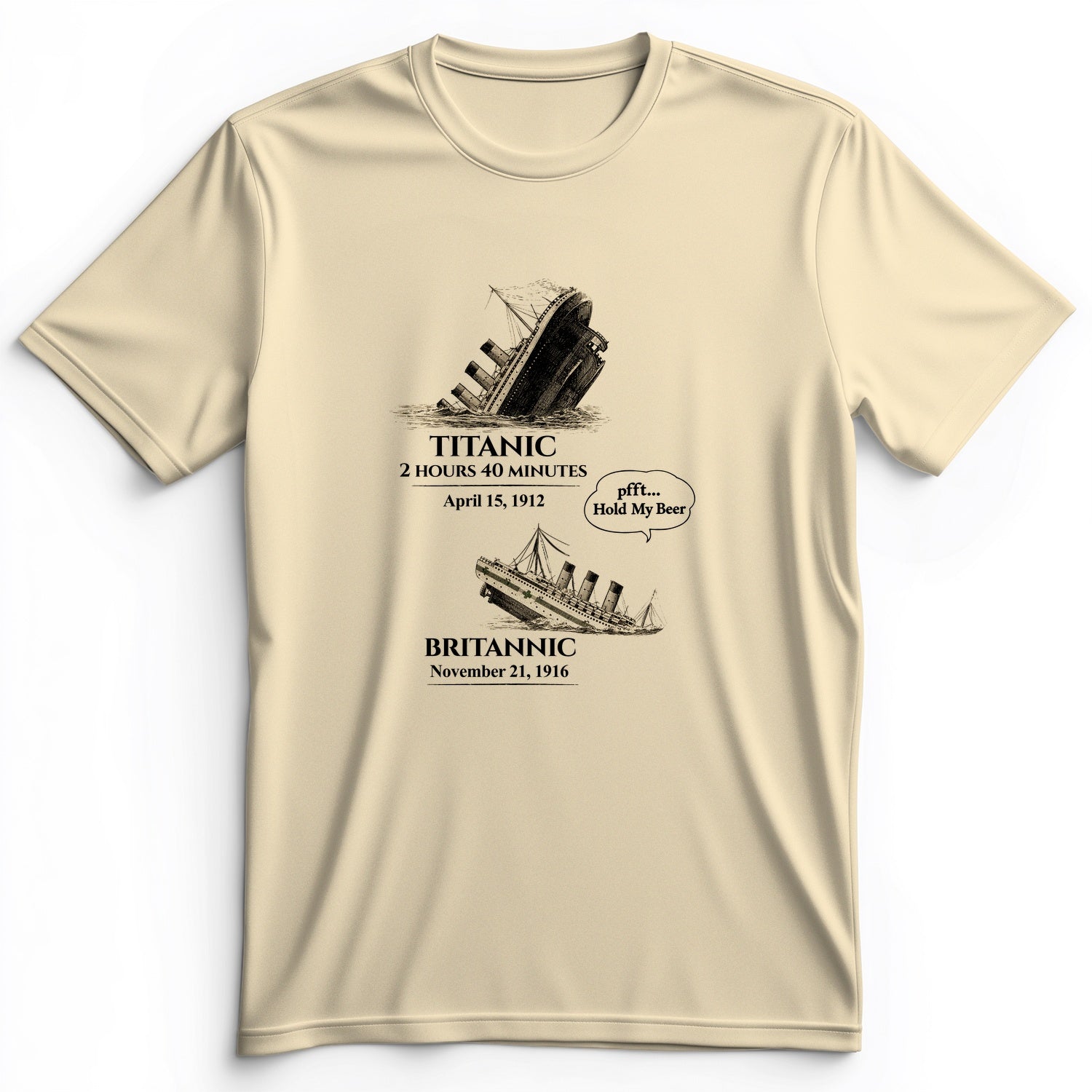 Titanic and Britannic Premium Tee