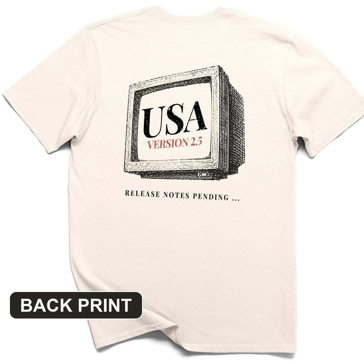 USA 2.5 Back Print T-Shirt