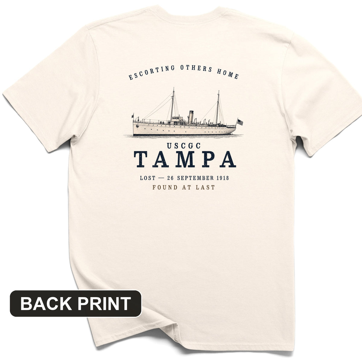 USCGC Tampa Back Print T-Shirt