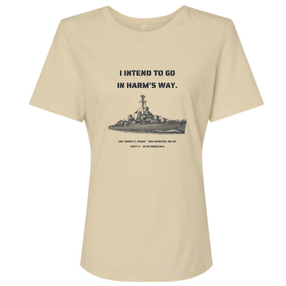 USS Johnston In Harms Way Women's T-Shirt