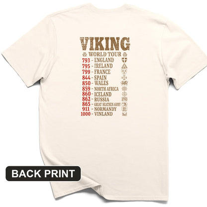 Viking World Tour Back Print T-Shirt