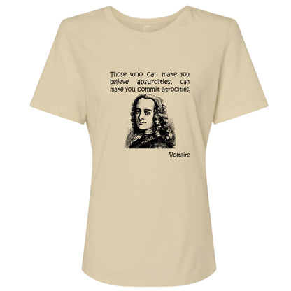 Voltaire Absurdities Women's T-Shirt