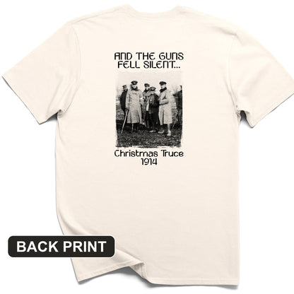 WWI Christmas Truce Back Print T-Shirt