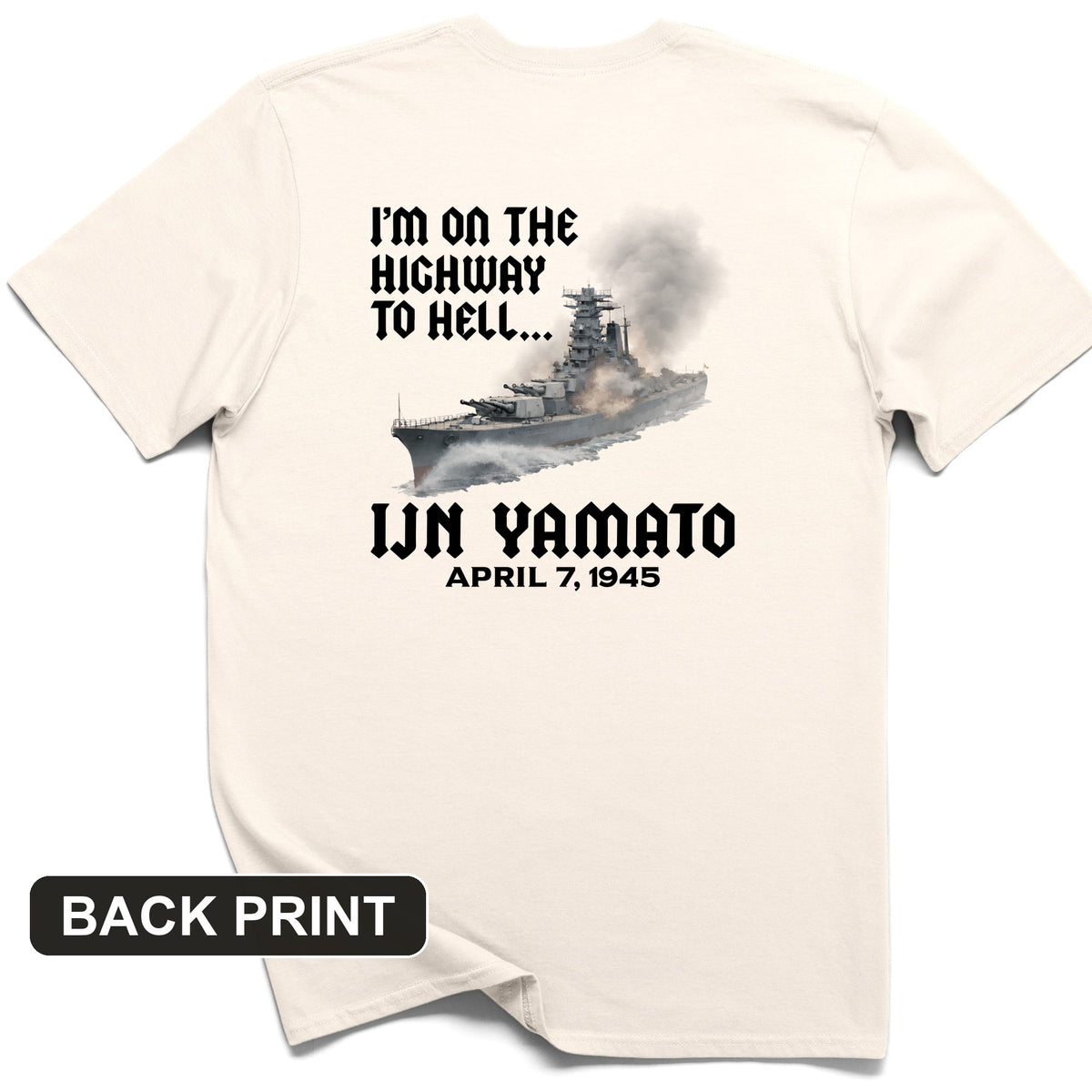 Yamato Back Print T-Shirt