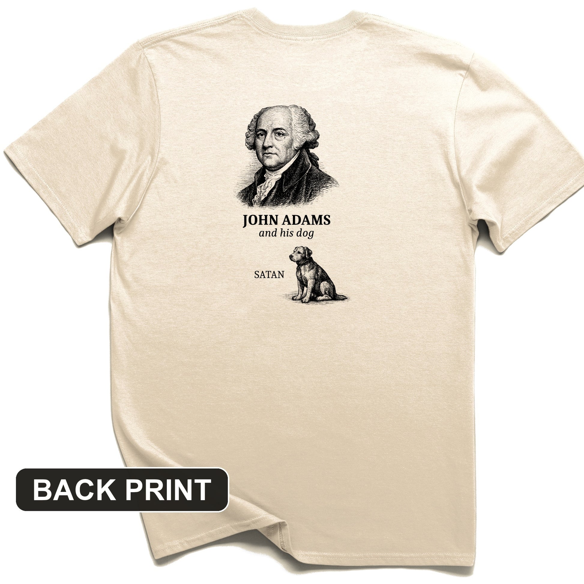 Adams and Satan Back Print T-Shirt