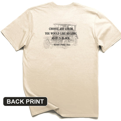 Any Color Back Print T-Shirt