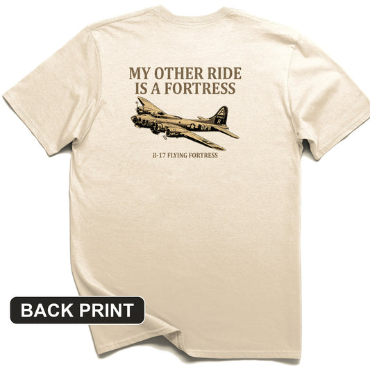 B-17 Back Print T-Shirt