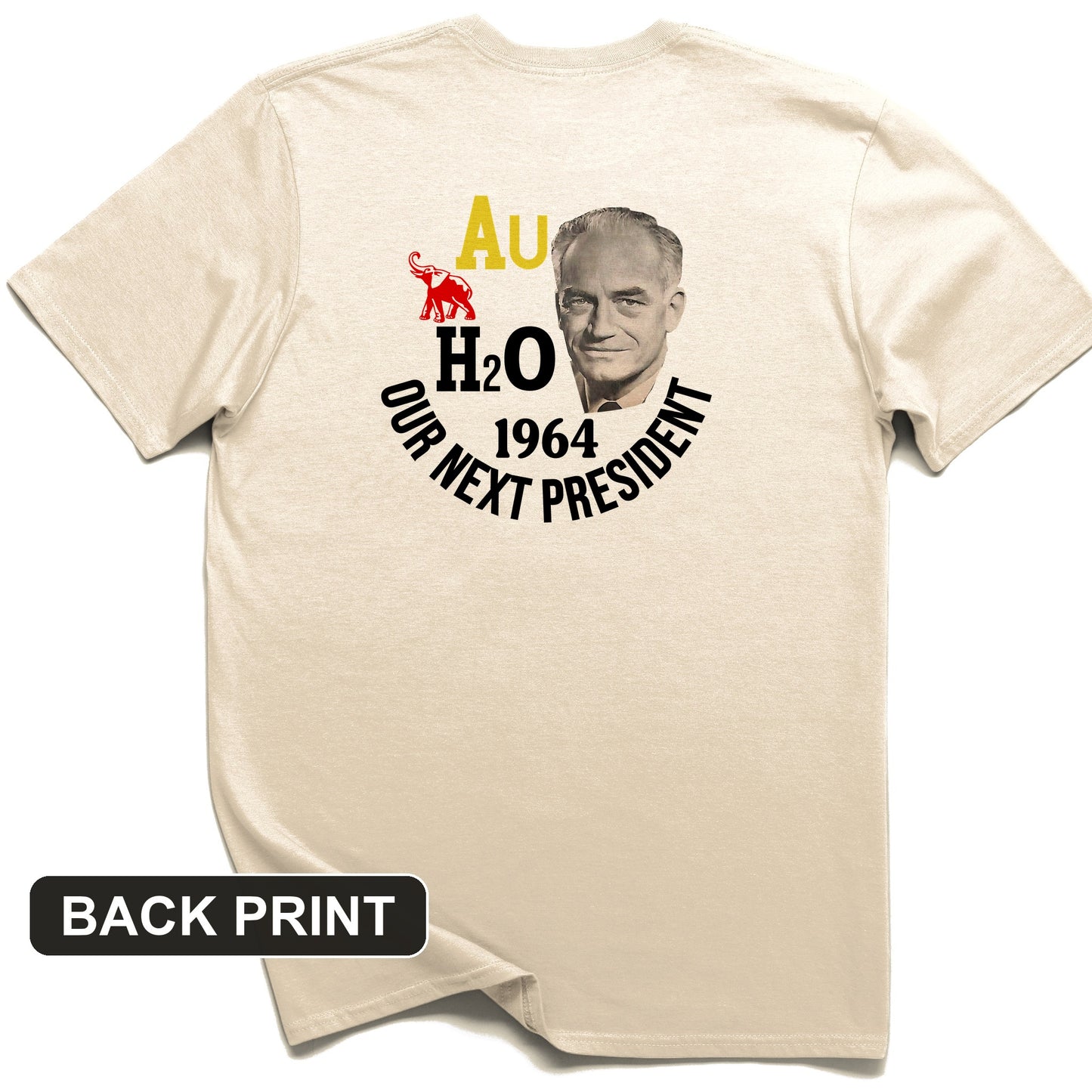 Barry Goldwater Back Print T-Shirt