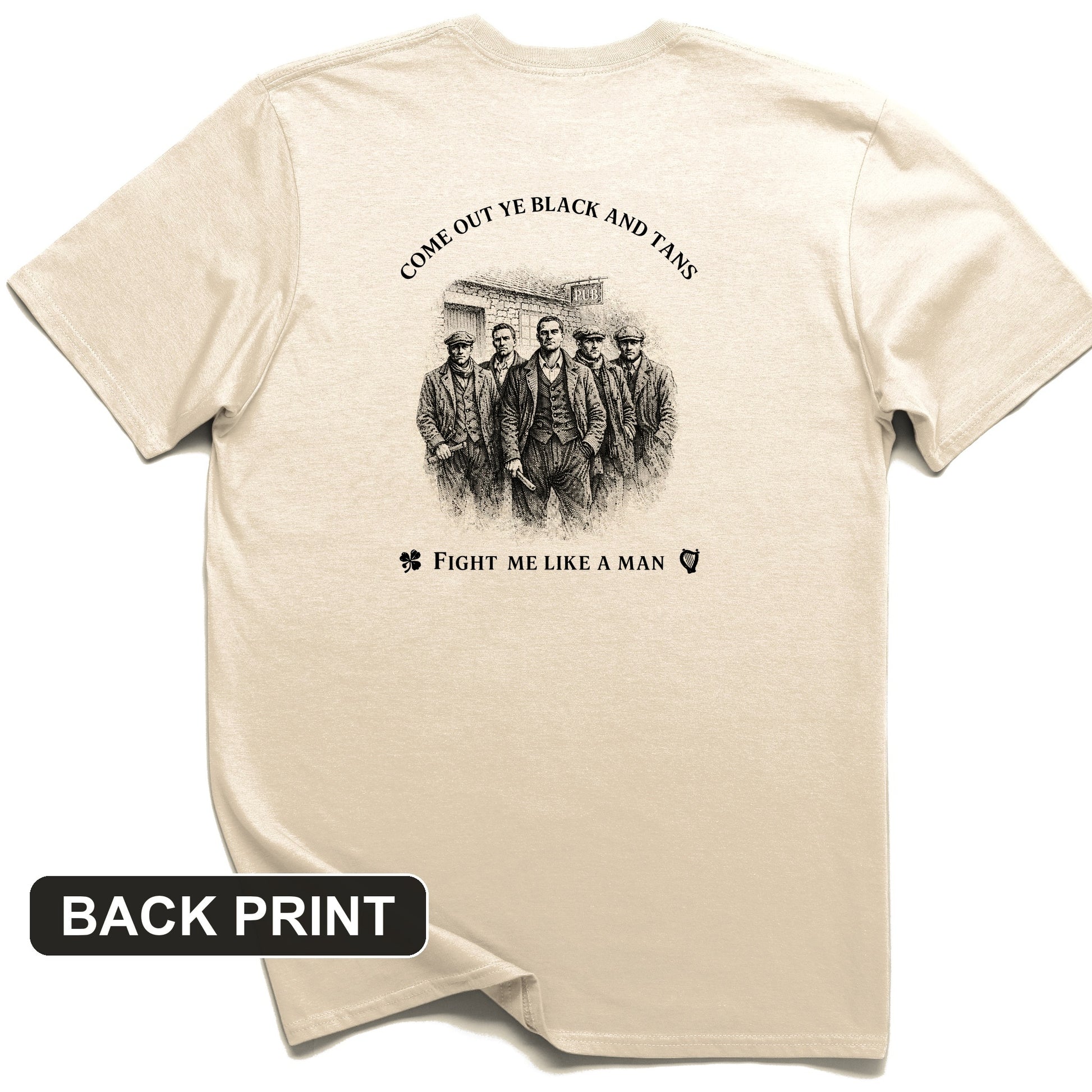Black and Tans Back Print T-Shirt