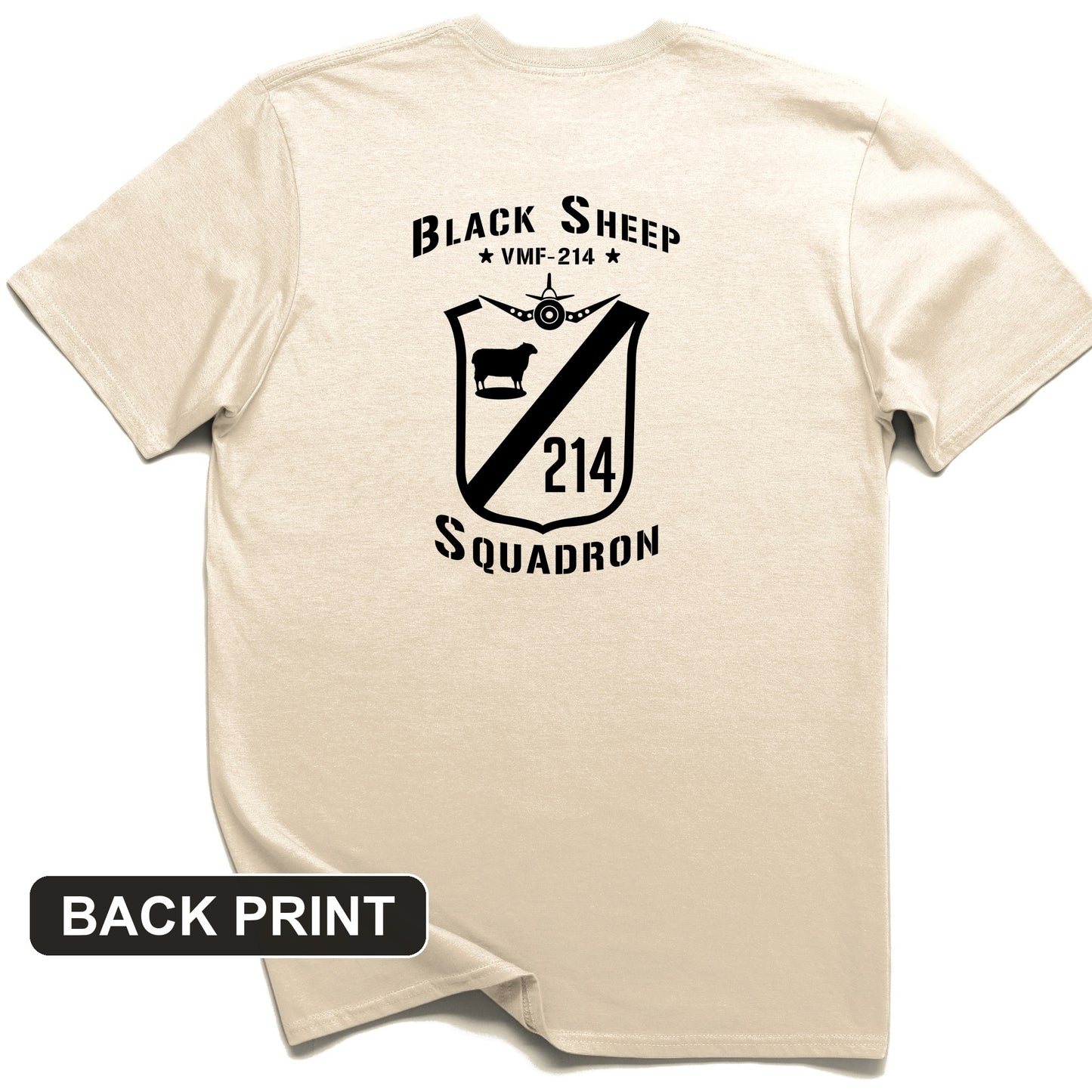 Black Sheep Back Print T-Shirt
