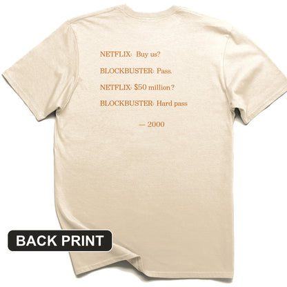 Blockbuster Back Print T-Shirt