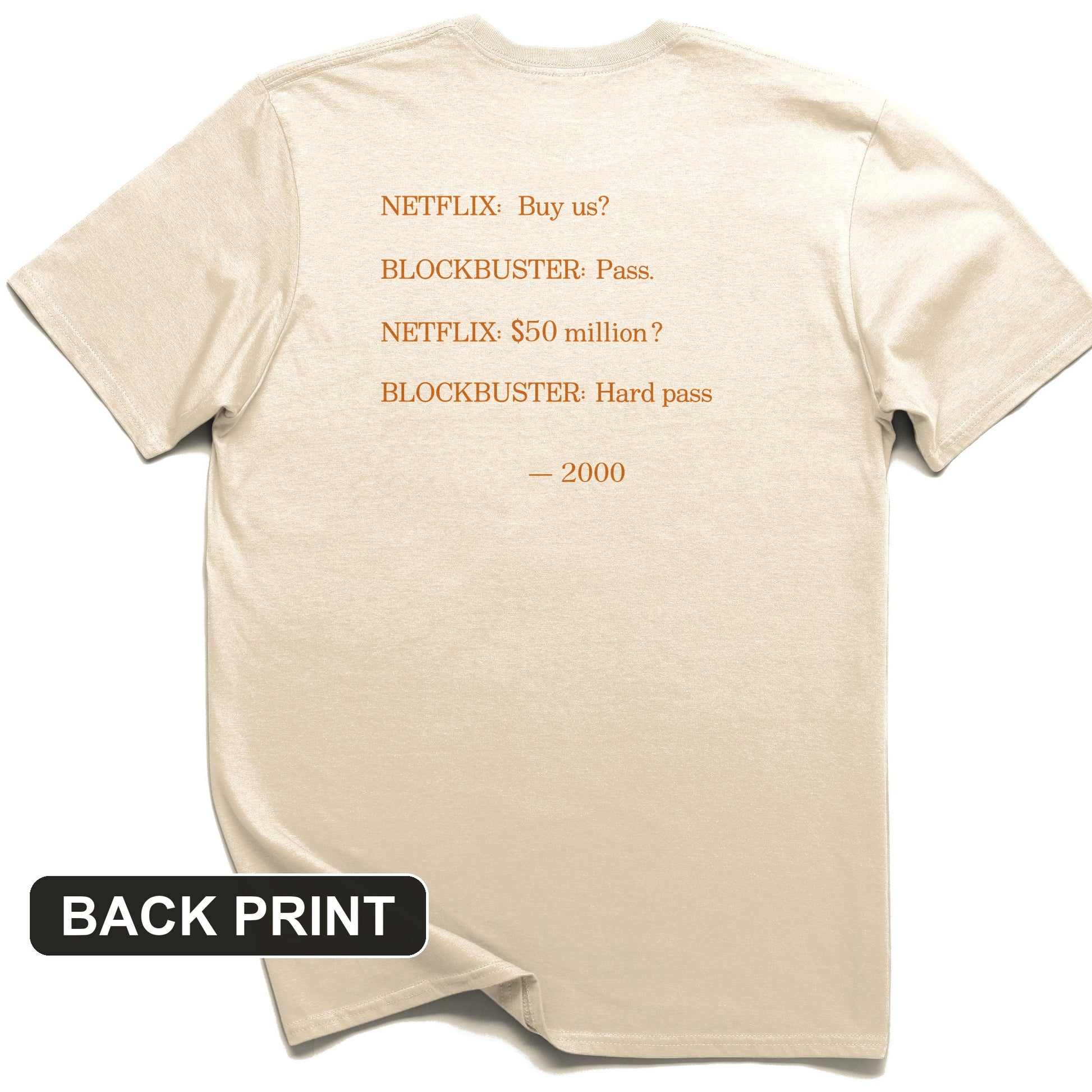 Blockbuster Back Print T-Shirt
