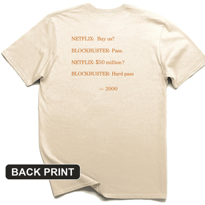 Blockbuster Back Print T-Shirt