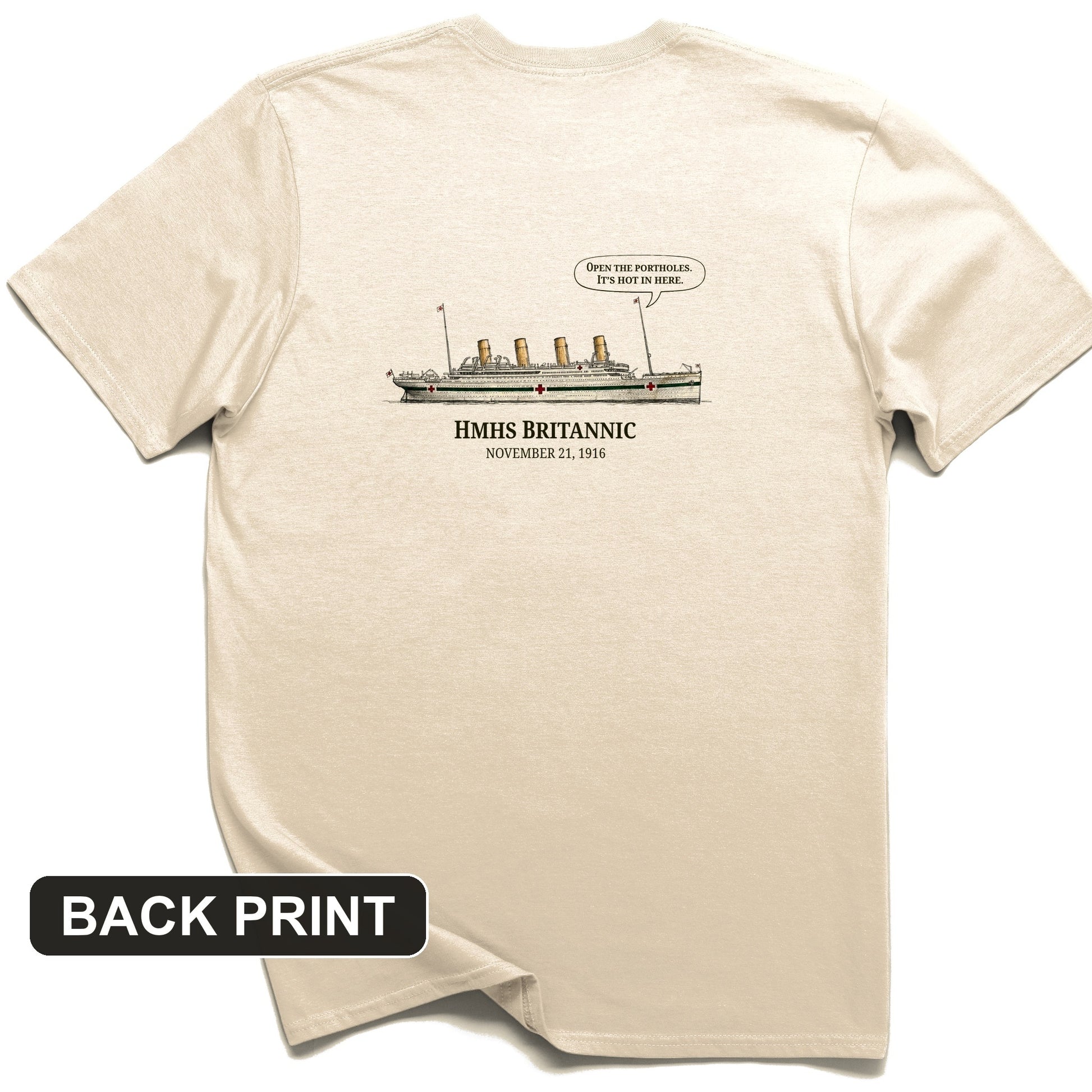 Britannic Back Print T-Shirt