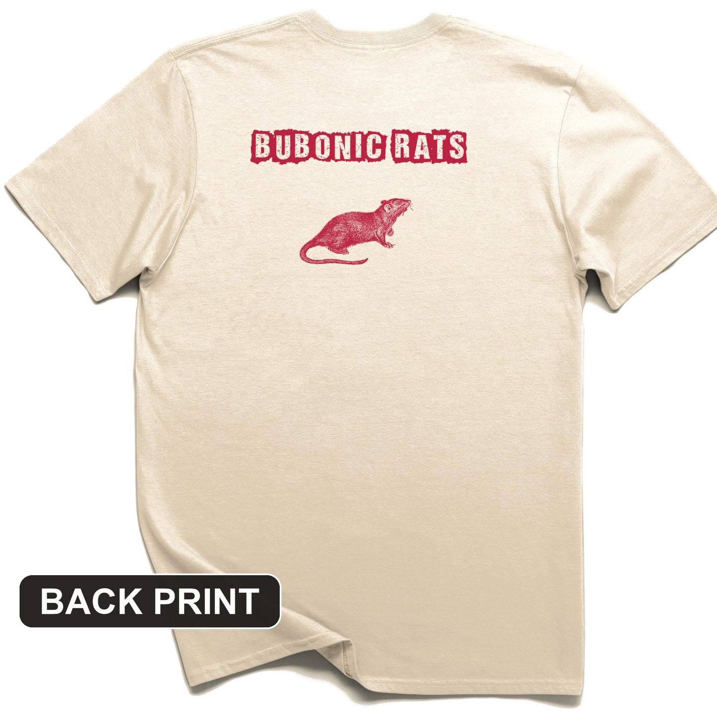 Bubonic Rats World Tour Back Print T-Shirt