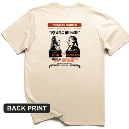 Burr vs Hamilton Back Print T-Shirt