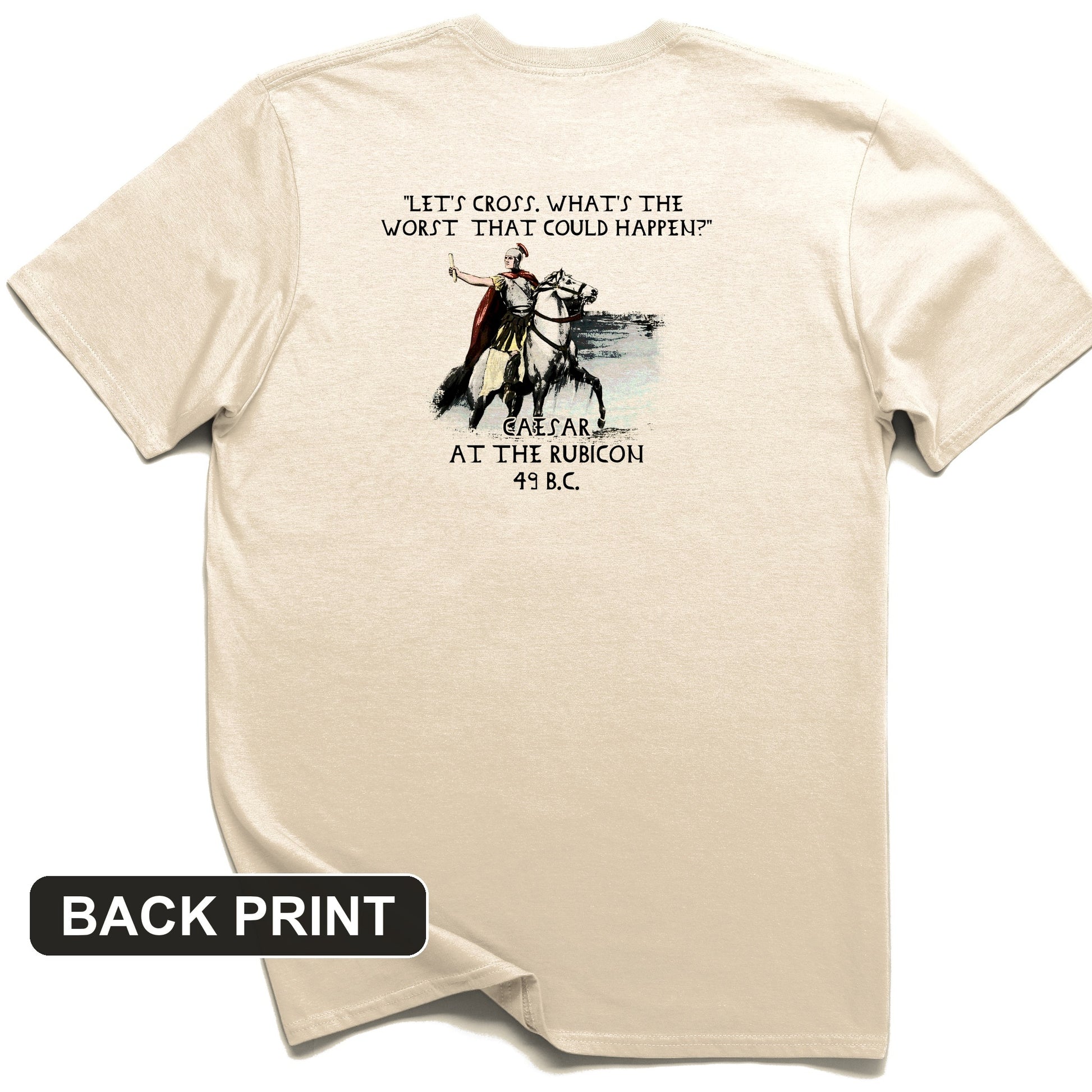 Caesar Cross Rubicon Back Print T-Shirt