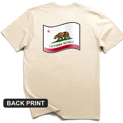 California Republic Back Print T-Shirt
