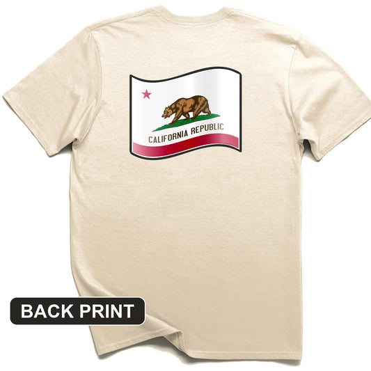 California Republic Back Print T-Shirt
