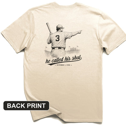 Called His Shot Back Print T-Shirt