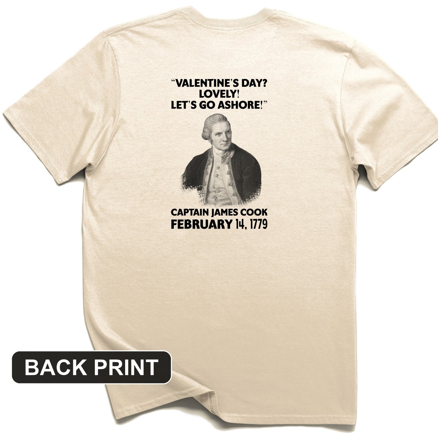 Captain Cook Back Print T-Shirt