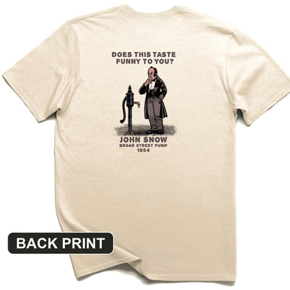 Cholera Fountain Back Print T-Shirt