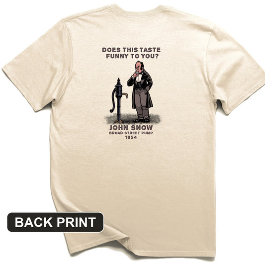 Cholera Fountain Back Print T-Shirt