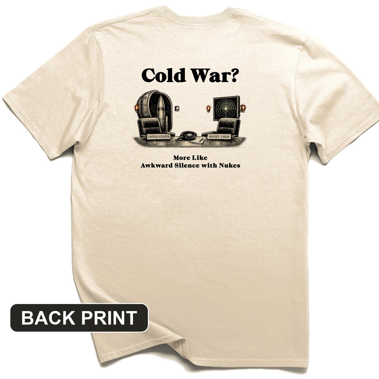 Cold War Back Print T-Shirt