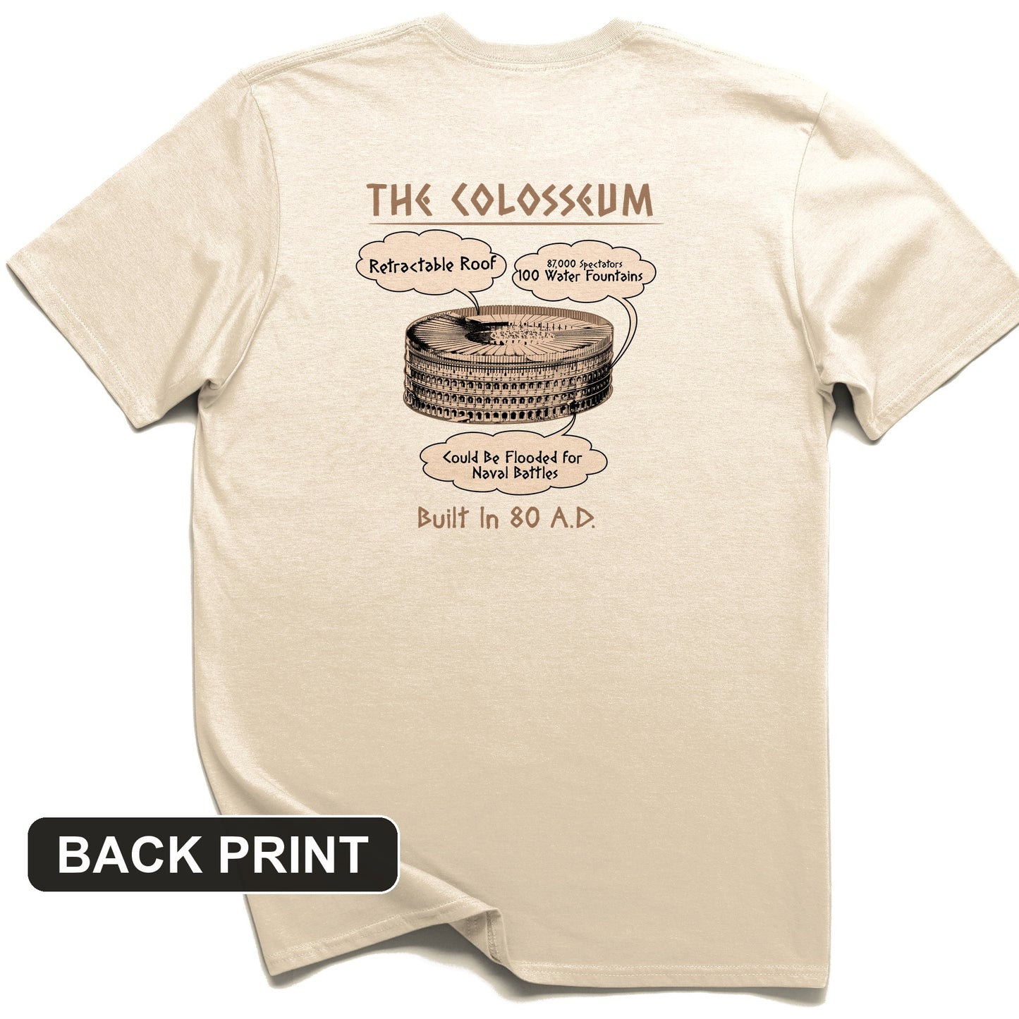 Colosseum Back Print T-Shirt