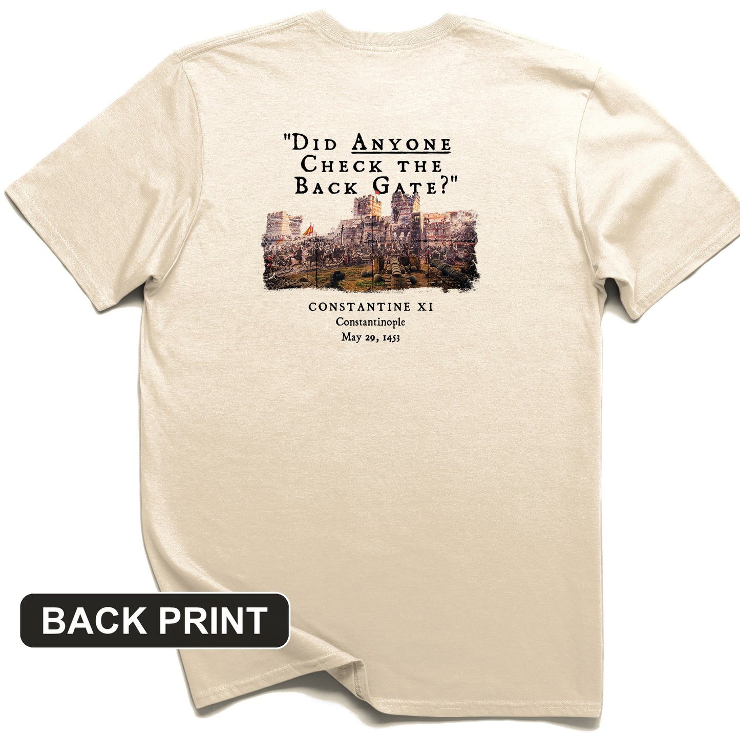Constantinople Back Print T-Shirt