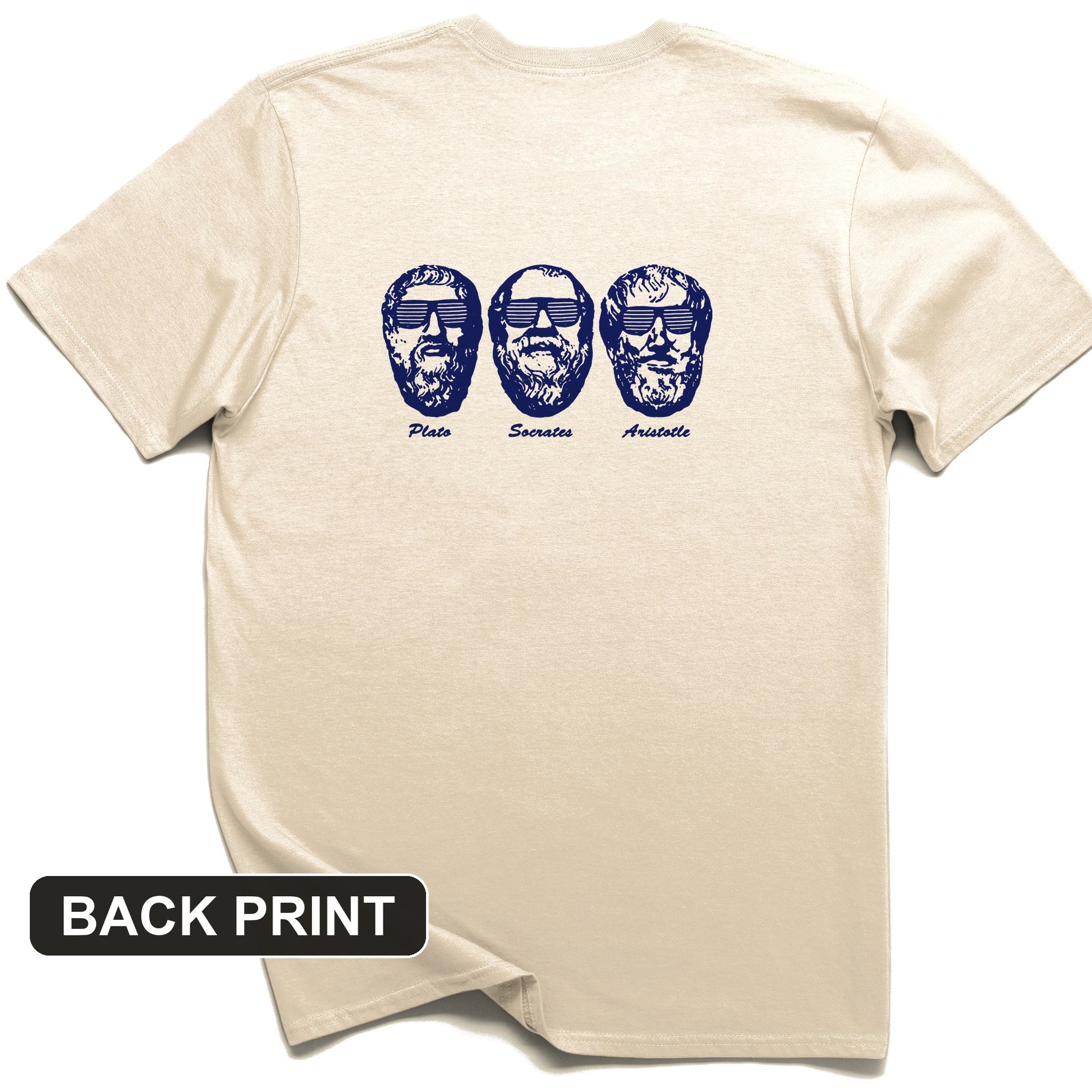 Cool Philosophers Back Print T-Shirt