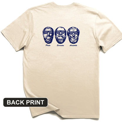 Cool Philosophers Back Print T-Shirt