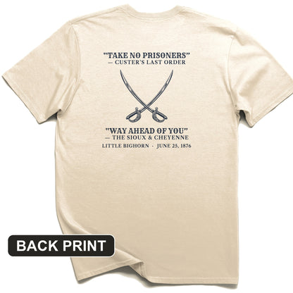 Custer's Last Order Back Print T-Shirt