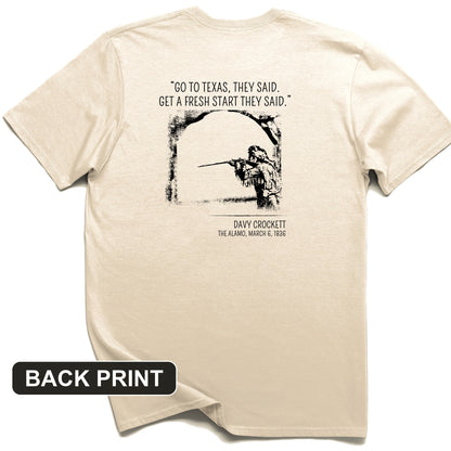 Davy Crockett Back Print T-Shirt