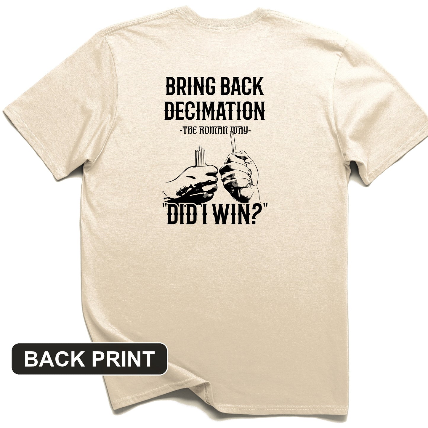 Decimation Back Print T-Shirt