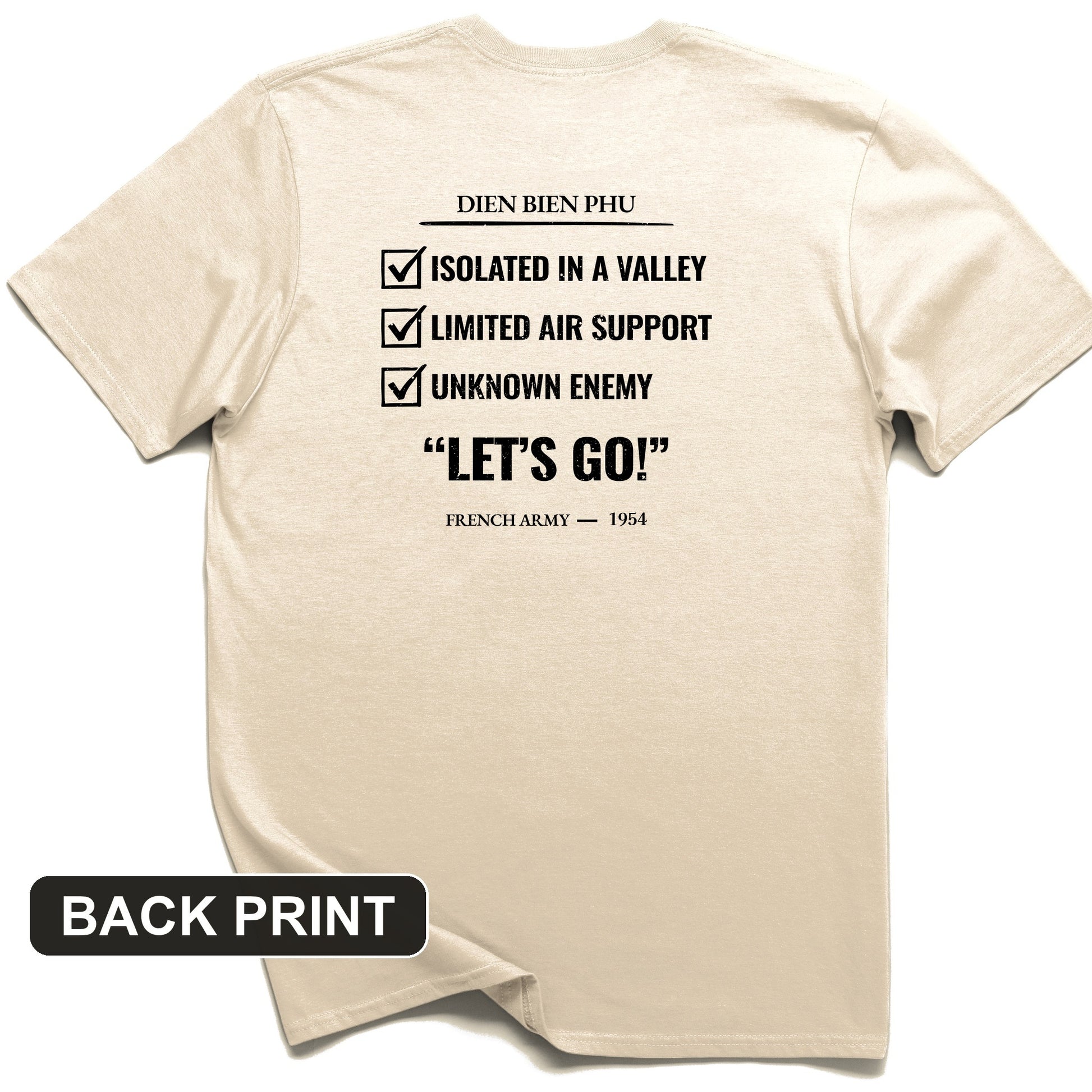 Dien Bien Phu Back Print T-Shirt