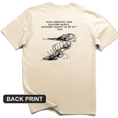 Donner Party Back Print T-Shirt
