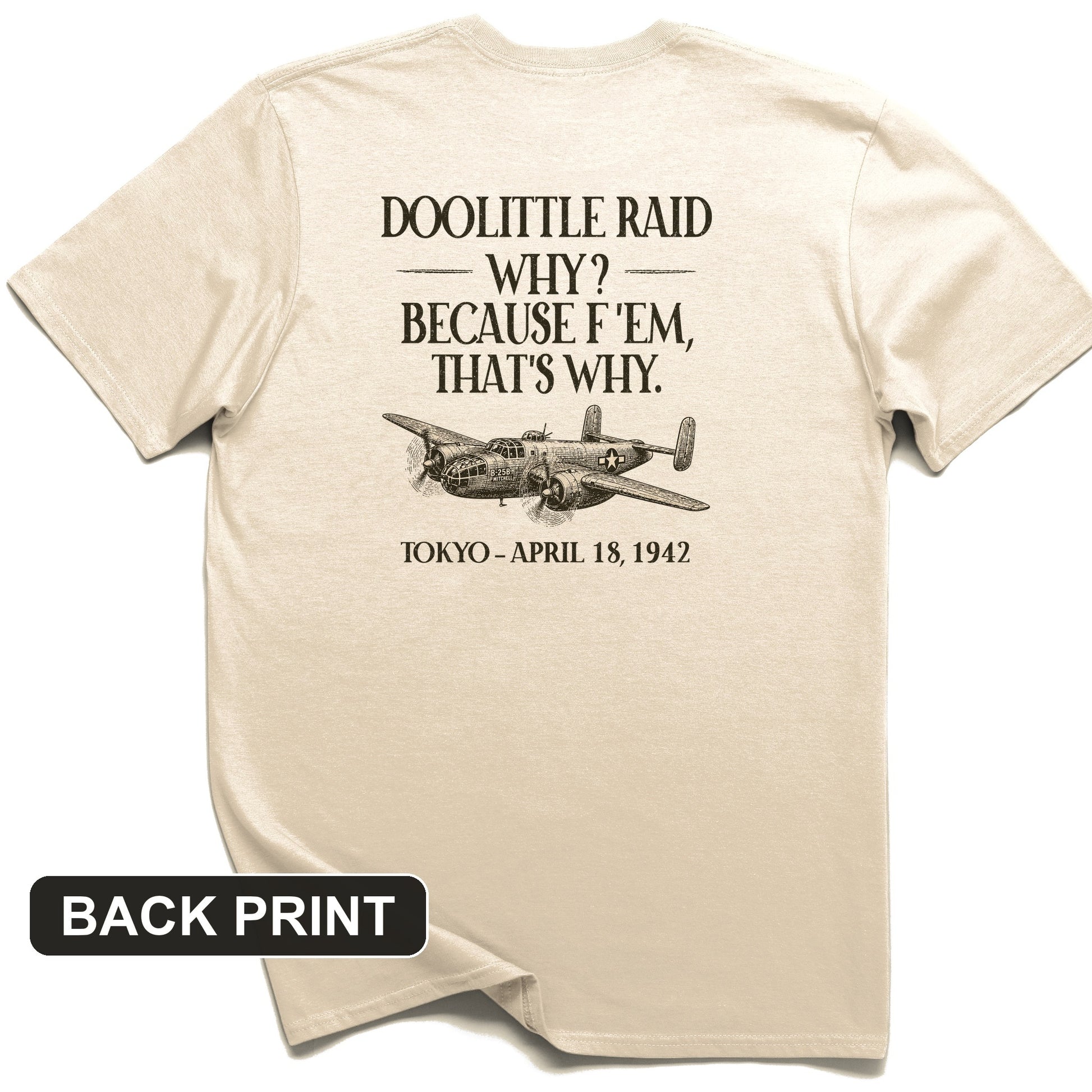 Doolittle Raid Back Print T-Shirt