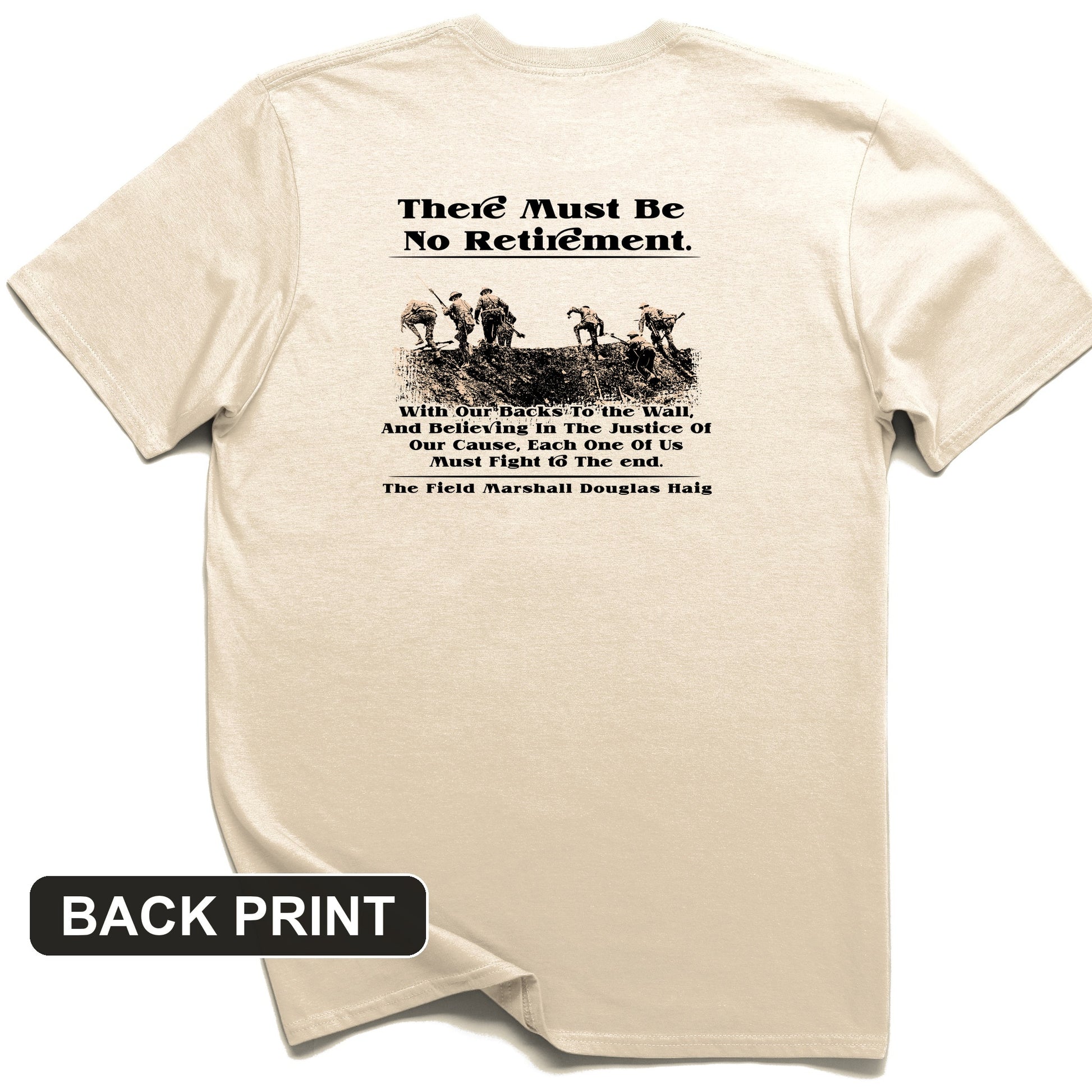 Douglas Haig Back Print T-Shirt