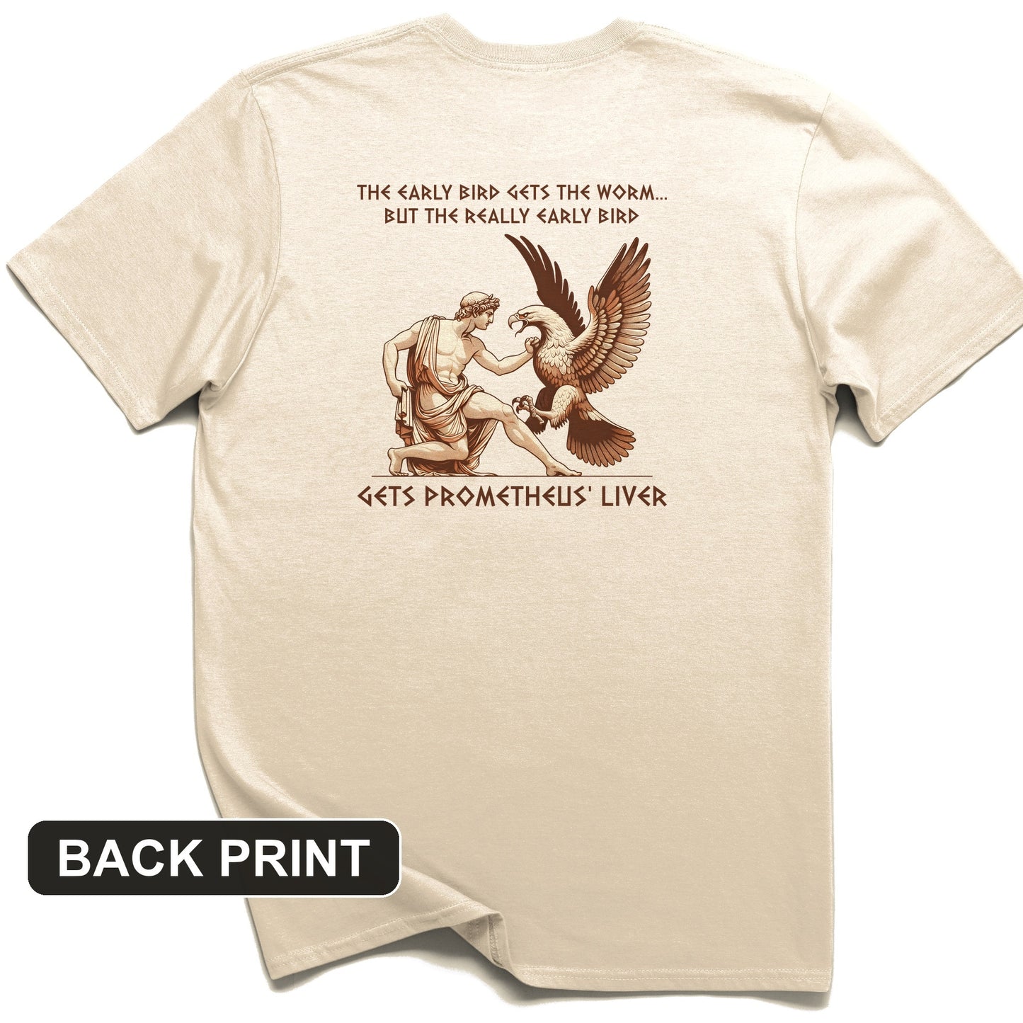 Early Bird Back Print T-Shirt