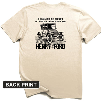 Faster Horse Back Print T-Shirt