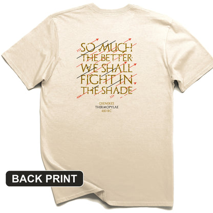 Fight In The Shade Back Print T-Shirt