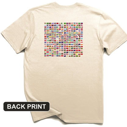 Flags of the World Back Print T-Shirt
