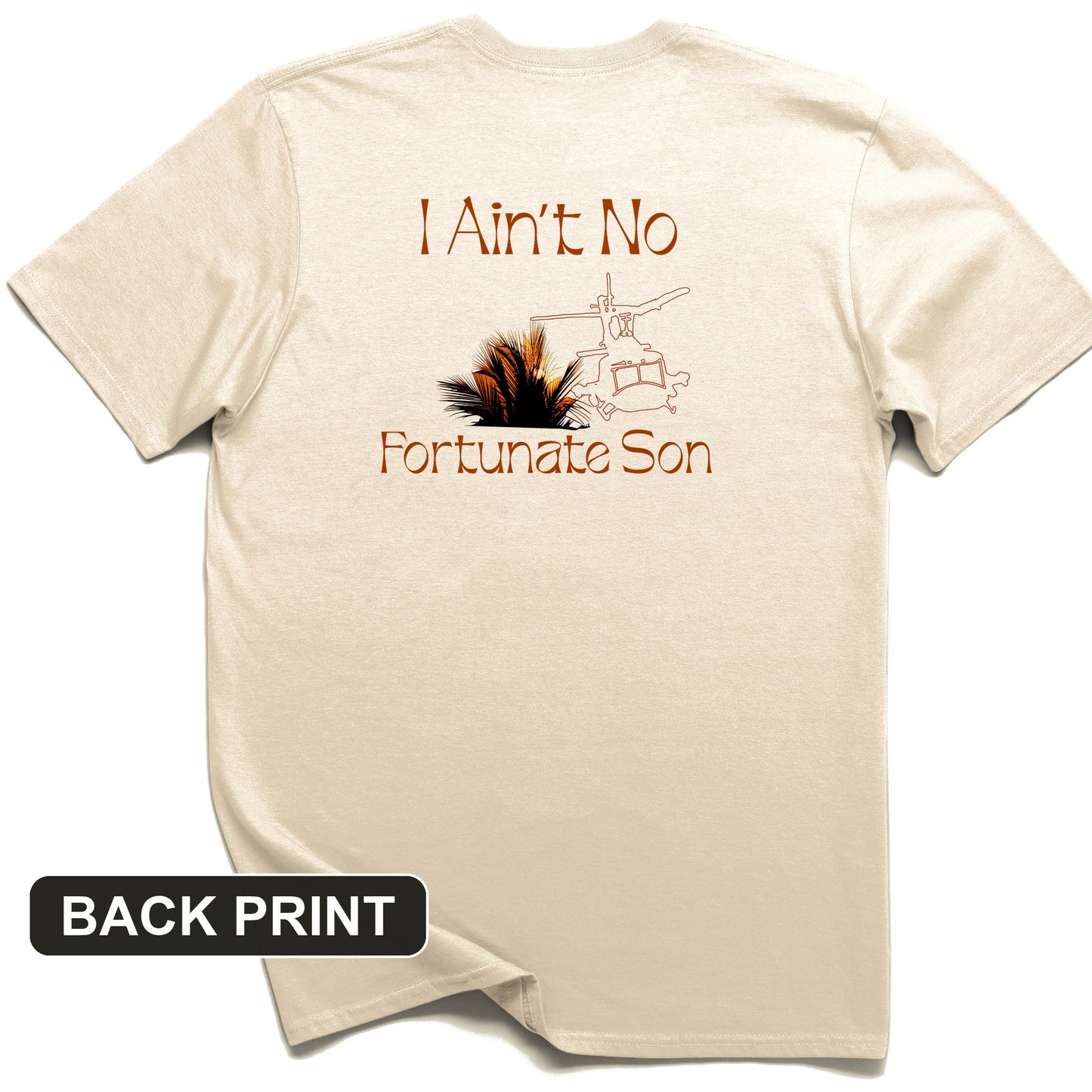 Fortunate Son Back Print T-Shirt